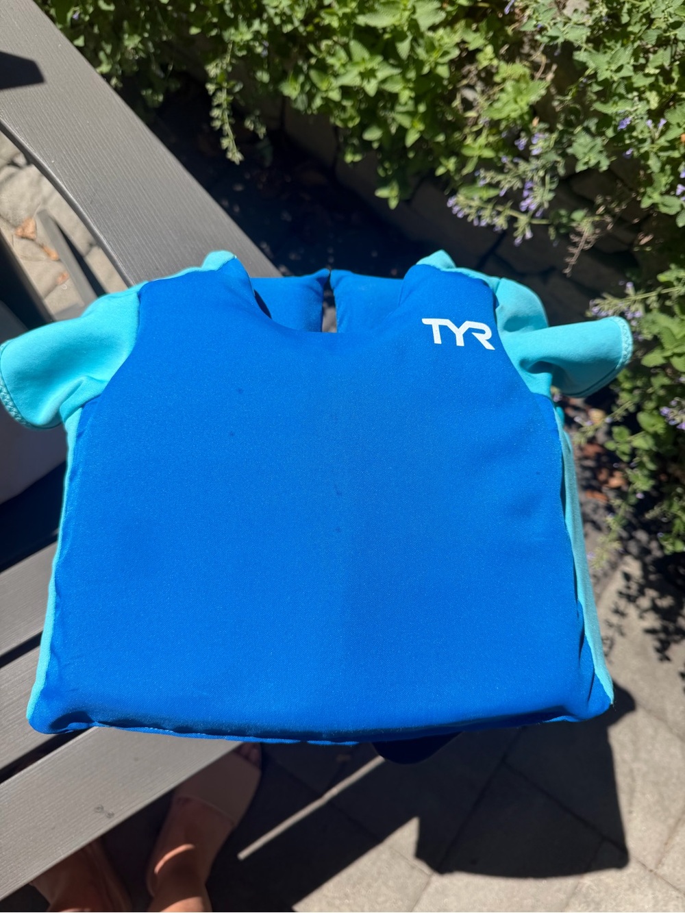 TYR Kids Blue and Aqua Swim life Vest